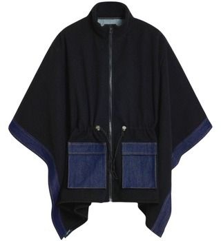 Kabáty Desigual  PONCHO_DENIM ALDAMA 25WAIA15