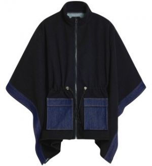 Kabáty Desigual  PONCHO_DENIM ALDAMA 25WAIA15