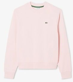 Mikiny Lacoste  RELAXED FIT FLEECE CREW NECK