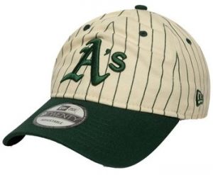 Šiltovky New-Era  OAKLAND ATHLETICS MLB PINSTRIPE DARK GREEN 9TWENTY