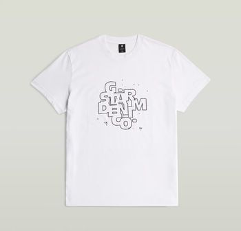 Tričká s krátkym rukávom G-Star Raw  HD PRINT R T