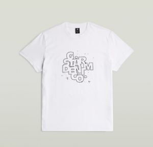 Tričká s krátkym rukávom G-Star Raw  HD PRINT R T