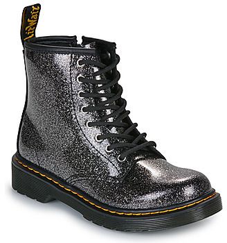 Polokozačky Dr. Martens  1460 J Black Silver Nebula Glitter