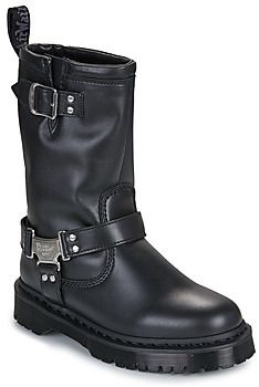 Čižmy do mesta Dr. Martens  Anistone Hi Pull On Boot Black Wanama