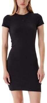 Krátke šaty Calvin Klein Jeans  SS CTN CONTOUR 1X1 RIB SS MINI D LV047B266G