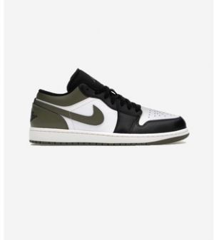 Nízke tenisky Nike  Jordan 1 Low Black Toe Medium Olive