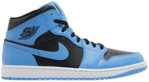 Členkové tenisky Nike  Jordan 1 Mid University Blue Black