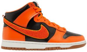 Členkové tenisky Nike  Dunk High Retro Chenille Swoosh Safety Orange