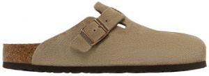 Sandále BIRKENSTOCK  Boston Soft Footbed Suede Taupe
