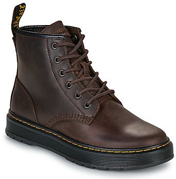 Polokozačky Dr. Martens  Brookline Chukka 6 Eye Boot Dark Brown Crazy Horse