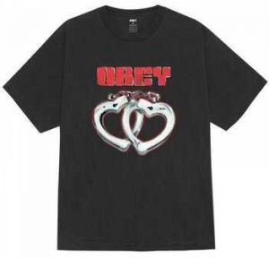 Tričká s krátkym rukávom Obey  cuffs