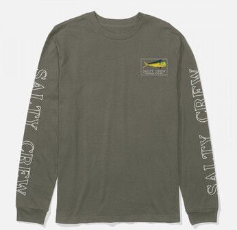 Tričká s dlhým rukávom Salty Crew  Golden mahi premium l/s tee