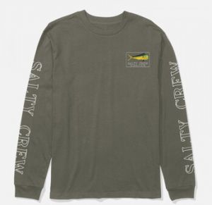 Tričká s dlhým rukávom Salty Crew  Golden mahi premium l/s tee