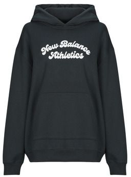 Mikiny New Balance  LINEAR HERITAGE FLEECE LONG HOODIE