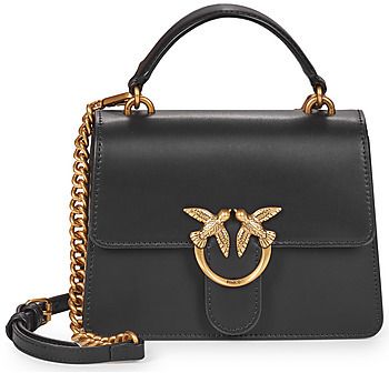 Tašky cez rameno Pinko  LOVE ONE TOP HANDLE MINI LIGHT VITELLO SETA