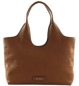 Veľká nákupná taška/Nákupná taška Karl Lagerfeld  IKON MONOGRAM SOFT MD TOTE