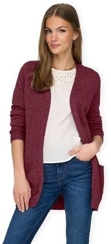Vesty bez rukávov/Cardigany Only  Noos Lesly Cardigan - Zinfandel
