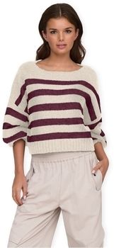 Svetre Only  Aya Life Knit - Birch/Mauve Wine