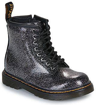 Polokozačky Dr. Martens  1460 T Black Silver Nebula Glitter
