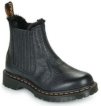 Polokozačky Dr. Martens  2976 Leonore II Chelsea Boot Black Milled Nappa