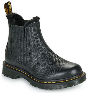 Polokozačky Dr. Martens  2976 Leonore II Chelsea Boot Black Milled Nappa