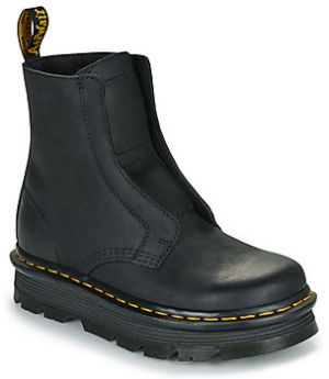 Polokozačky Dr. Martens  ZebZag Lace Less Laceless Boot Black Wyoming