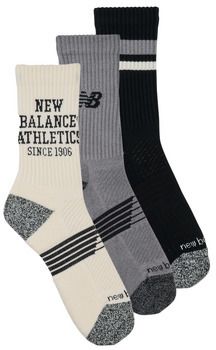 Športové ponožky New Balance  ACTIVE LIFESTYLE GRAPHIC CREW SOCKS 3 PACKS