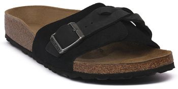 Šľapky BIRKENSTOCK  OITA BLACK LEA CALZ S