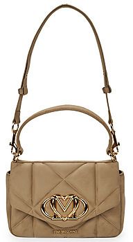 Tašky cez rameno Love Moschino  EMBOSSED Q SUEDE