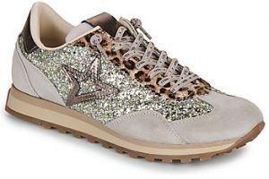 Nízke tenisky Cetti  C-1259-SRA-INV26-ANTE-GLITTER-CHAMPAGNE