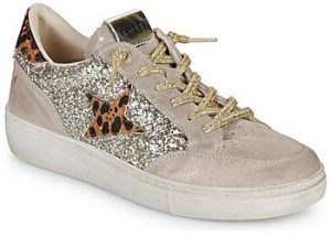 Nízke tenisky Cetti  C-1400-SRA-EXP-INV26-SATURNO-GLITTER-CHAMPAGNE