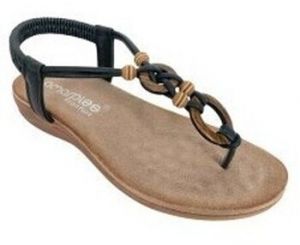 Sandále Amarpies  Sandalia señora  28687 abz negro