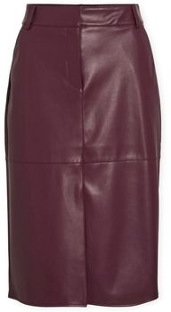 Sukňa Vila  Noos Dagmar Midi Skirt - Fig
