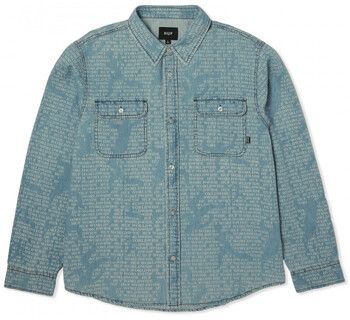 Košele s dlhým rukávom Huf  Chemise ceremony denim