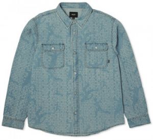 Košele s dlhým rukávom Huf  Chemise ceremony denim