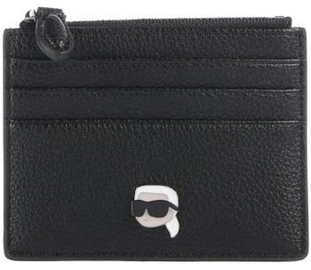 Peňaženky Karl Lagerfeld  IKON GRAINY ZIP CARDHOLDER