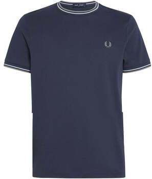 Tričká s krátkym rukávom Fred Perry  Twin Tipped T-Shirt Dark Airforce/Lilac/Bayleaf