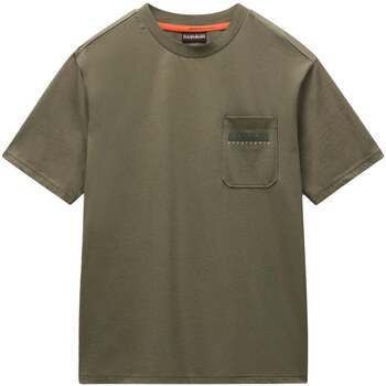 Tričká s krátkym rukávom Napapijri  Fanes Pocket T-Shirt Tea Leaf