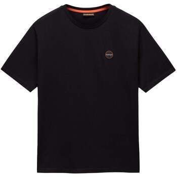 Tričká s krátkym rukávom Napapijri  S Badge T-Shirt Black