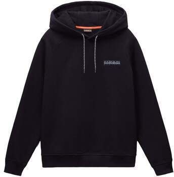 Mikiny Napapijri  Back Graphic Hoodie Black