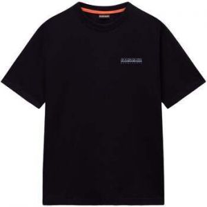 Tričká s krátkym rukávom Napapijri  Back Graphic T-Shirt Black