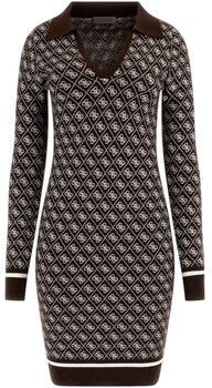Krátke šaty Guess  LS POLO AUBREY 4G SWTR DRESS W5BK25 Z3JD2