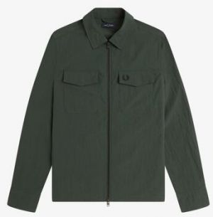 Košele s dlhým rukávom Fred Perry  ZIP OVERSHIRT