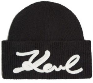 Čiapky Karl Lagerfeld  K SIGNATURE CROCHET BEANIE