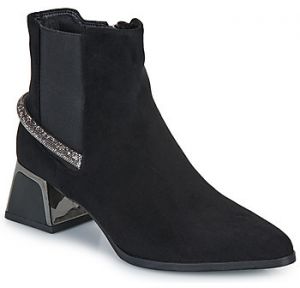 Čižmičky Exé Shoes  P1811-T941-FABRIC-BLACK