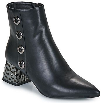 Čižmičky Exé Shoes  P987-D2529-PU-BLACK