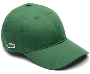 Šiltovky Lacoste  ORGANIC COTTON TWILL CAP