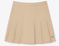 Sukňa Lacoste  SHORT STRETCH COTTON PLEATED SKIRT