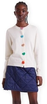 Kabáty Compania Fantastica  COMPAÑIA FANTÁSTICA Cardigan 10320 - Ecru
