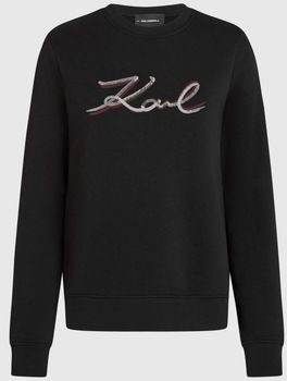 Mikiny Karl Lagerfeld  SIGNATURE SEQUINS SWEATSHI